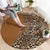 Africa Leopard Mix Native Tribal Pattern Round Carpet