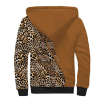 Africa Leopard Mix Native Tribal Pattern Sherpa Hoodie - Wonder Print Shop