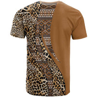 Africa Leopard Mix Native Tribal Pattern T Shirt - Wonder Print Shop