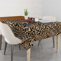 Africa Leopard Mix Native Tribal Pattern Tablecloth - Wonder Print Shop
