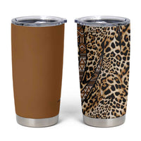 Africa Leopard Mix Native Tribal Pattern Tumbler Cup - Wonder Print Shop