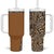 Africa Leopard Mix Native Tribal Pattern Tumbler With Handle - Wonder Print Shop