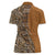 Africa Leopard Mix Native Tribal Pattern Women Polo Shirt - Wonder Print Shop
