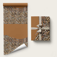 Africa Leopard Mix Native Tribal Pattern Wrapping Paper - Wonder Print Shop