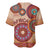 Africa Tribal Traditional Pattern Baseball Jersey Beige Motif LT9 - Wonder Print Shop