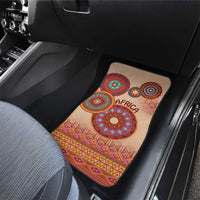 Africa Tribal Traditional Pattern Car Mats Beige Motif LT9 - Wonder Print Shop