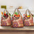 Africa Tribal Traditional Pattern Grocery Bag Beige Motif