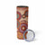Africa Tribal Traditional Pattern Skinny Tumbler Beige Motif - Wonder Print Shop