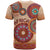 Africa Tribal Traditional Pattern T Shirt Beige Motif - Wonder Print Shop