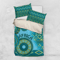 Africa Tribal Traditional Pattern Bedding Set Blue Motif LT9 - Wonder Print Shop