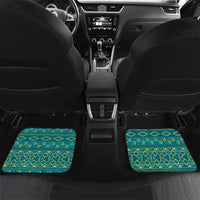 Africa Tribal Traditional Pattern Car Mats Blue Motif LT9 - Wonder Print Shop