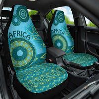 Africa Tribal Traditional Pattern Car Seat Cover Blue Motif LT9 - Wonder Print Shop
