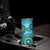 Africa Tribal Traditional Pattern Skinny Tumbler Blue Motif - Wonder Print Shop