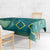 Africa Tribal Traditional Pattern Tablecloth Blue Motif - Wonder Print Shop