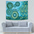 Africa Tribal Traditional Pattern Tapestry Blue Motif - Wonder Print Shop