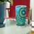 Africa Tribal Traditional Pattern Tumbler Cup Blue Motif - Wonder Print Shop