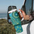 Africa Tribal Traditional Pattern Tumbler With Handle Blue Motif - Wonder Print Shop