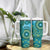 Africa Tribal Traditional Pattern Tumbler With Handle Blue Motif - Wonder Print Shop