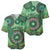 Africa Tribal Traditional Pattern Baseball Jersey Green Motif LT9 - Wonder Print Shop