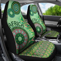 Africa Tribal Traditional Pattern Car Seat Cover Green Motif LT9 - Wonder Print Shop
