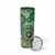 Africa Tribal Traditional Pattern Skinny Tumbler Green Motif - Wonder Print Shop