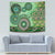Africa Tribal Traditional Pattern Tapestry Green Motif - Wonder Print Shop
