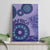 Africa Tribal Traditional Pattern Canvas Wall Art Purple Motif LT9 - Wonder Print Shop