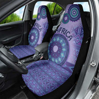 Africa Tribal Traditional Pattern Car Seat Cover Purple Motif LT9 - Wonder Print Shop