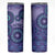 Africa Tribal Traditional Pattern Skinny Tumbler Purple Motif - Wonder Print Shop