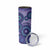 Africa Tribal Traditional Pattern Skinny Tumbler Purple Motif - Wonder Print Shop