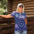 Africa Tribal Traditional Pattern Women Polo Shirt Purple Motif - Wonder Print Shop