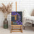 Africa Violets Flowers Canvas Wall Art Mix Native Tribal Pattern LT9 - Wonder Print Shop