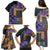 Africa Violets Flowers Family Matching Puletasi and Hawaiian Shirt Mix Native Tribal Pattern - Wonder Print Shop