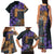 Africa Violets Flowers Family Matching Tank Maxi Dress and Hawaiian Shirt Mix Native Tribal Pattern - Wonder Print Shop