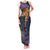 Africa Violets Flowers Family Matching Tank Maxi Dress and Hawaiian Shirt Mix Native Tribal Pattern - Wonder Print Shop