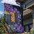 Africa Violets Flowers Garden Flag Mix Native Tribal Pattern - Wonder Print Shop