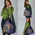 Africa Violets Flowers Grocery Bag Mix Native Tribal Pattern