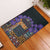 Africa Violets Flowers Rubber Doormat Mix Native Tribal Pattern - Wonder Print Shop
