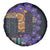 Africa Violets Flowers Spare Tire Cover Mix Native Tribal Pattern - Wonder Print Shop