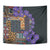 Africa Violets Flowers Tapestry Mix Native Tribal Pattern - Wonder Print Shop