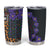 Africa Violets Flowers Tumbler Cup Mix Native Tribal Pattern - Wonder Print Shop