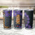 Africa Violets Flowers Tumbler Cup Mix Native Tribal Pattern - Wonder Print Shop