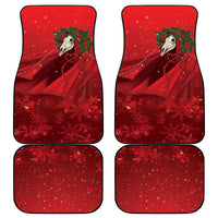 Merry Creepmas Mari Lwyd Car Mats Folklore Ghost Horse Christmas - Wonder Print Shop