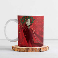 Merry Creepmas Mari Lwyd Ceramic Mug Folklore Ghost Horse Christmas - Wonder Print Shop