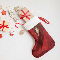 Merry Creepmas Mari Lwyd Christmas Stocking Folklore Ghost Horse Christmas - Wonder Print Shop