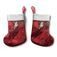 Merry Creepmas Mari Lwyd Christmas Stocking Folklore Ghost Horse Christmas - Wonder Print Shop