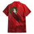Merry Creepmas Mari Lwyd Family Matching Off Shoulder Short Dress and Hawaiian Shirt Folklore Ghost Horse Christmas - Wonder Print Shop