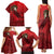 Merry Creepmas Mari Lwyd Family Matching Tank Maxi Dress and Hawaiian Shirt Folklore Ghost Horse Christmas - Wonder Print Shop