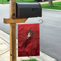 Merry Creepmas Mari Lwyd Garden Flag Folklore Ghost Horse Christmas - Wonder Print Shop