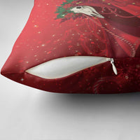 Merry Creepmas Mari Lwyd Pillow Cover Folklore Ghost Horse Christmas - Wonder Print Shop